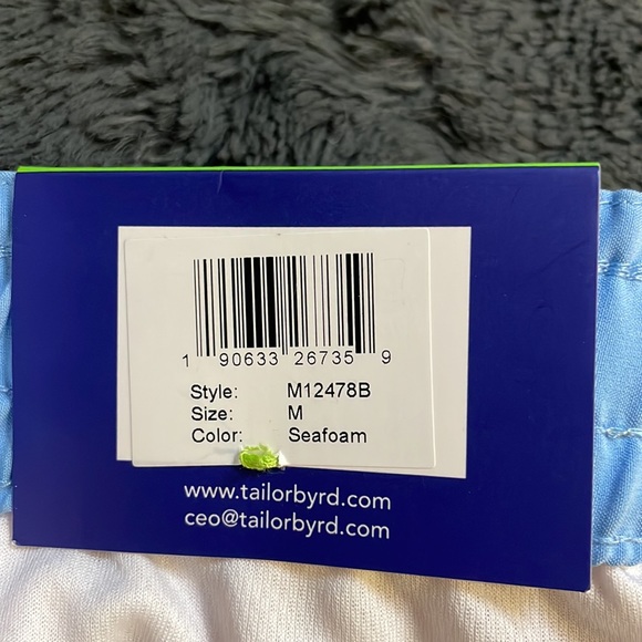 NWT Men’s Tailor Bird Performance Shorts - Picture 5 of 5
